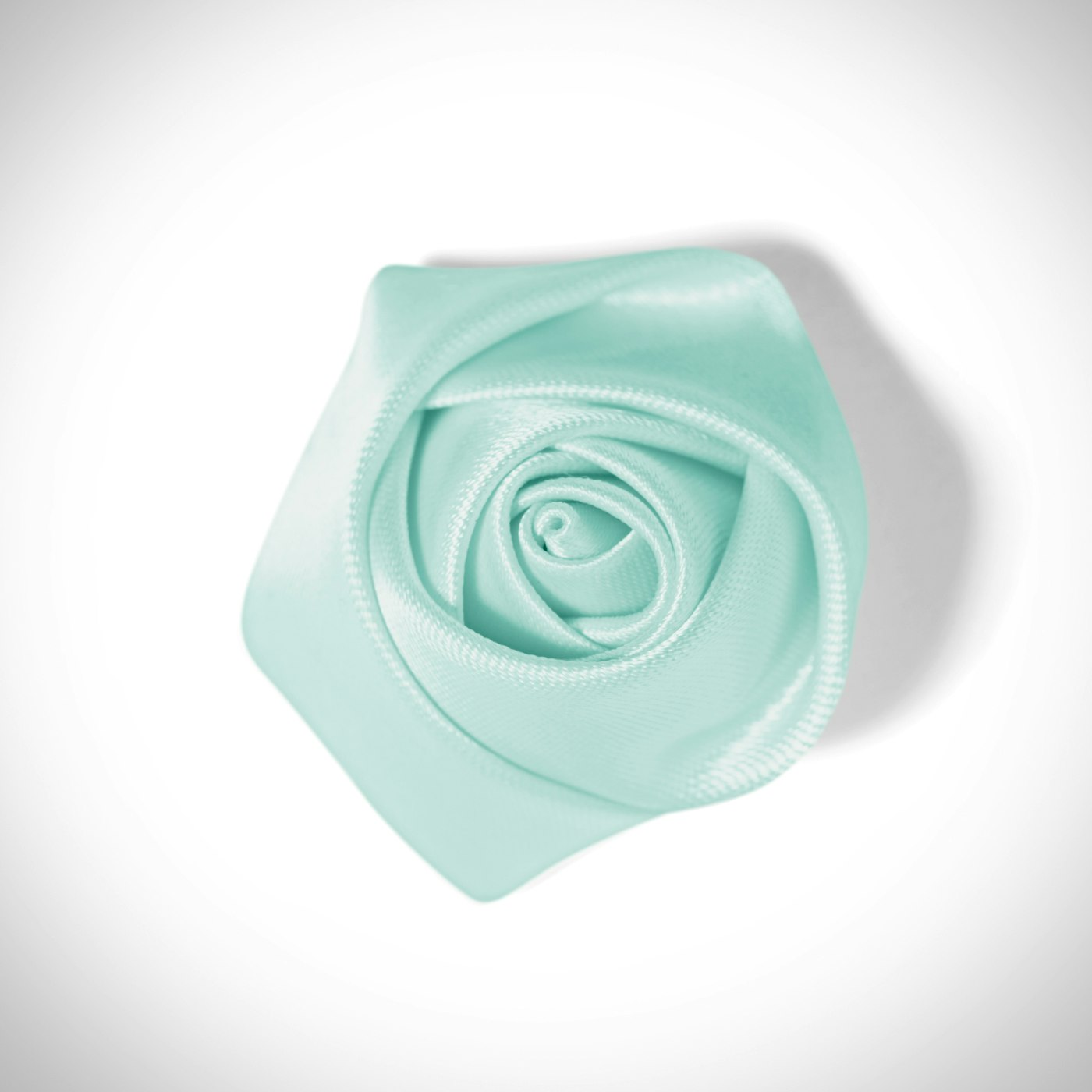 Men's Rose Lapel Pin: Mint