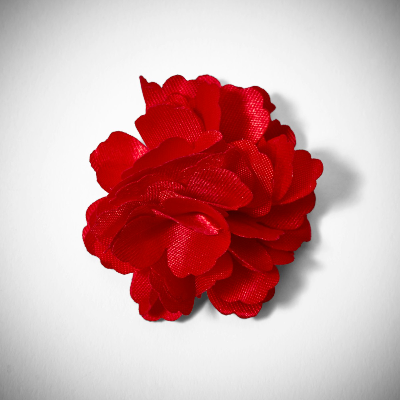 Ruby Carnation Lapel Pin