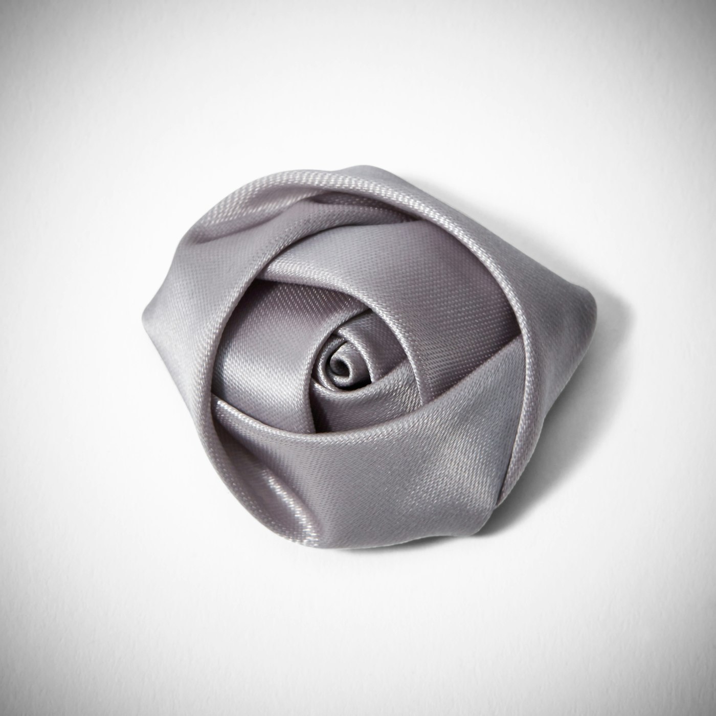Platinum Rose Lapel Pin