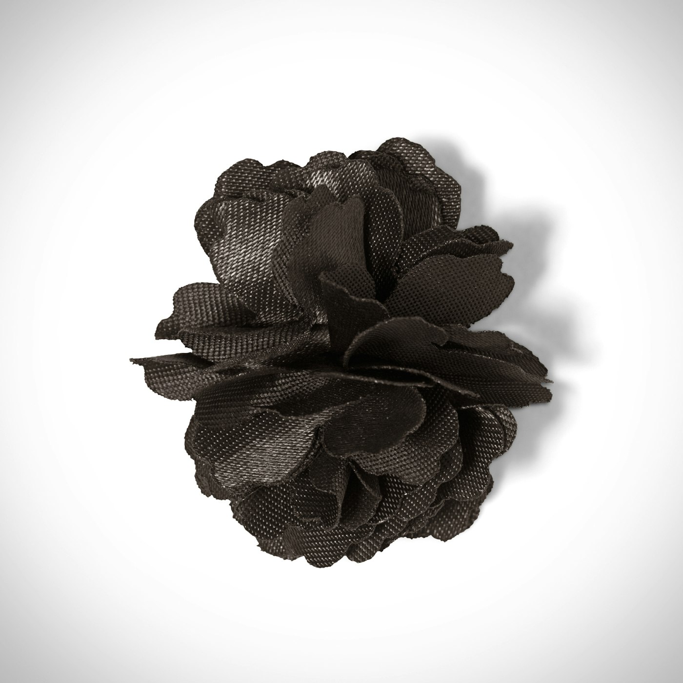 Charcoal Carnation Lapel Pin