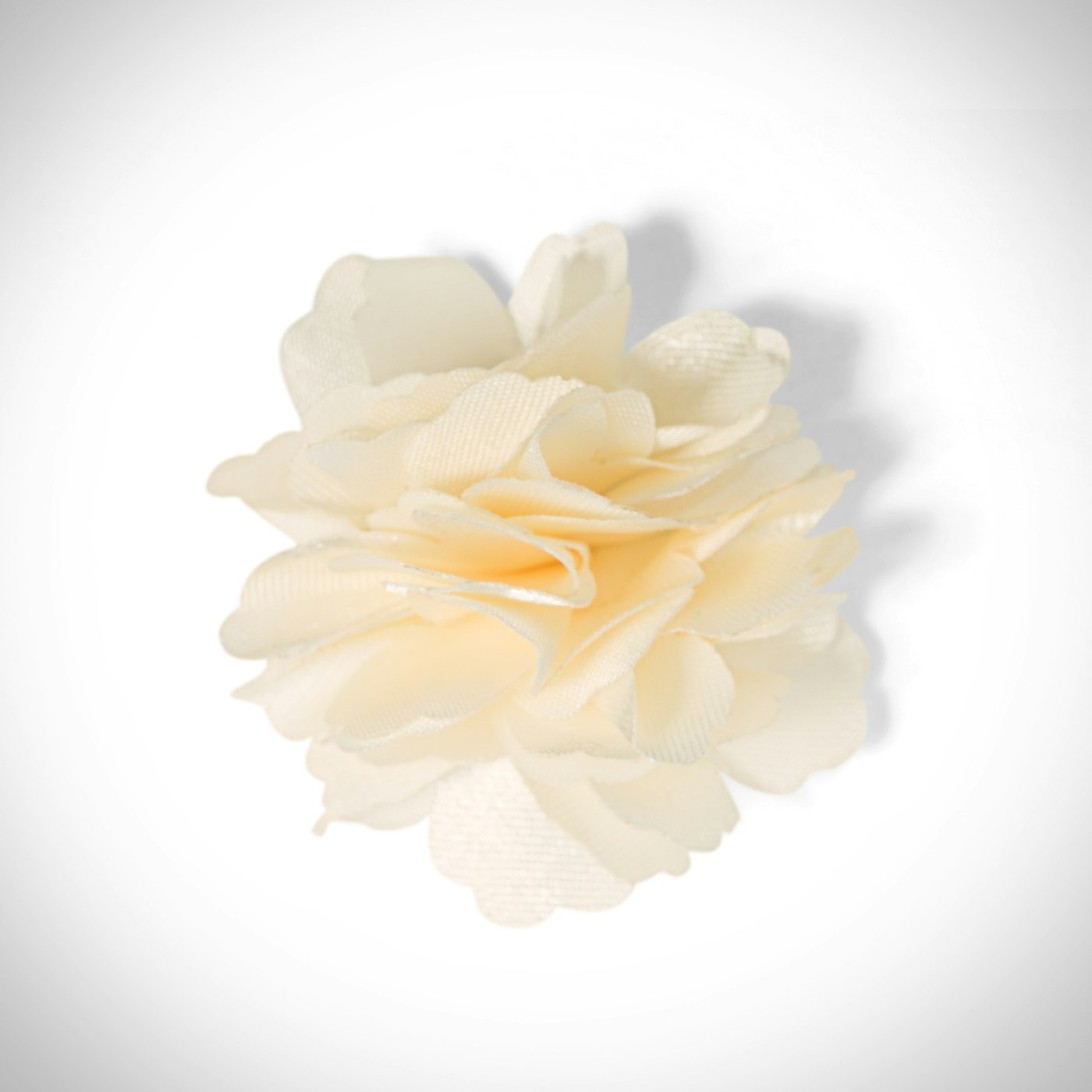 Ivory Carnation Lapel Pin