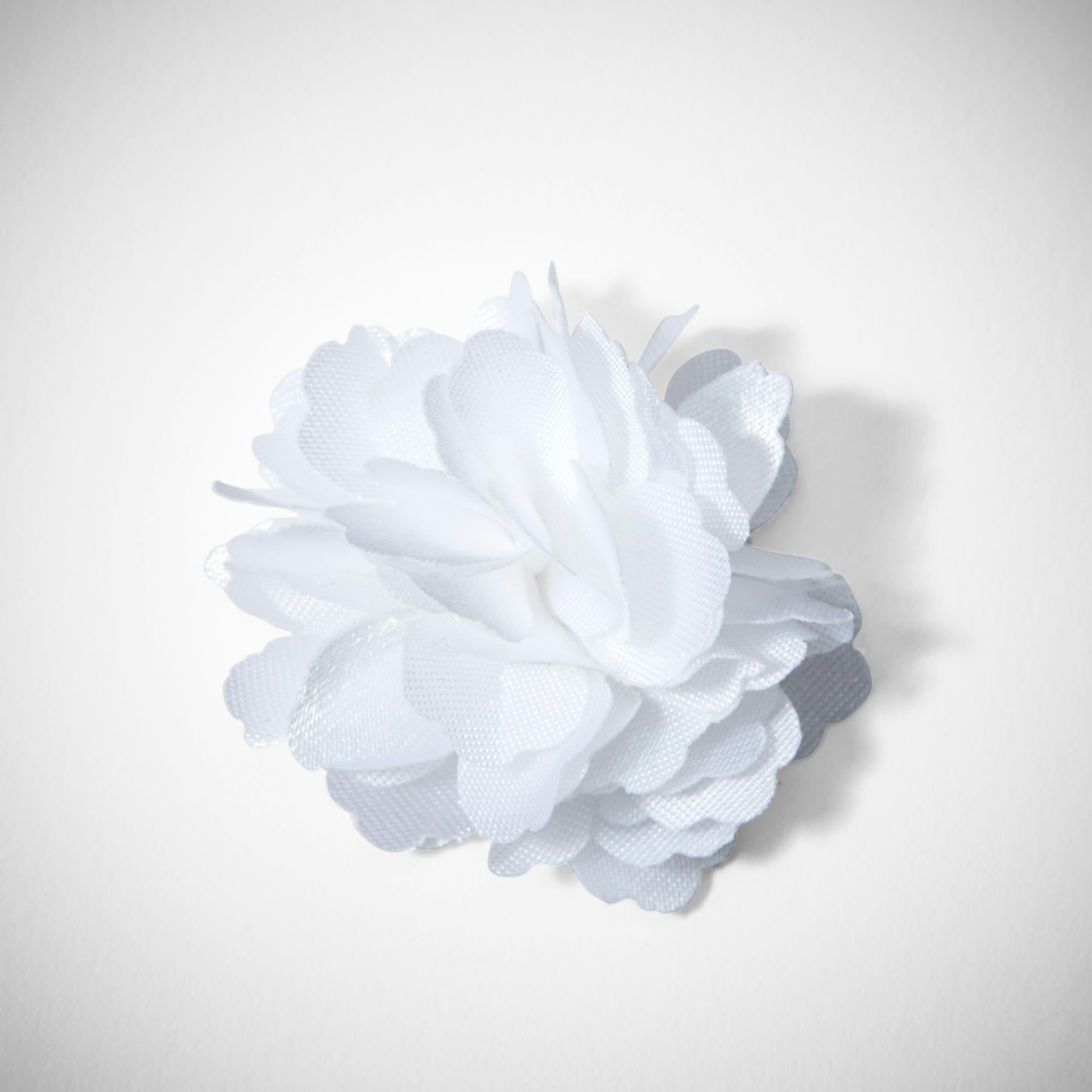 White Carnation Lapel Pin