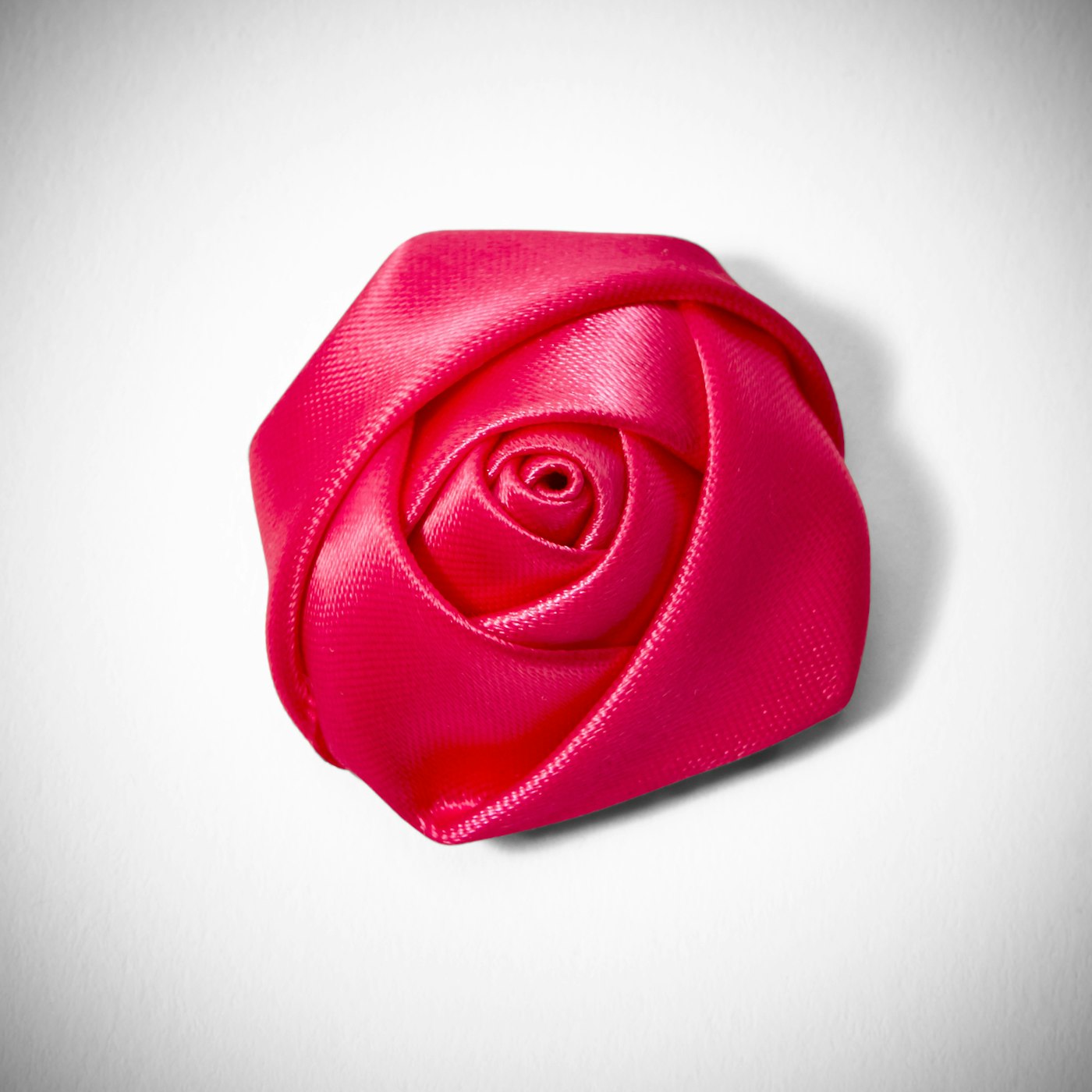 Bright Pink Rose Lapel Pin