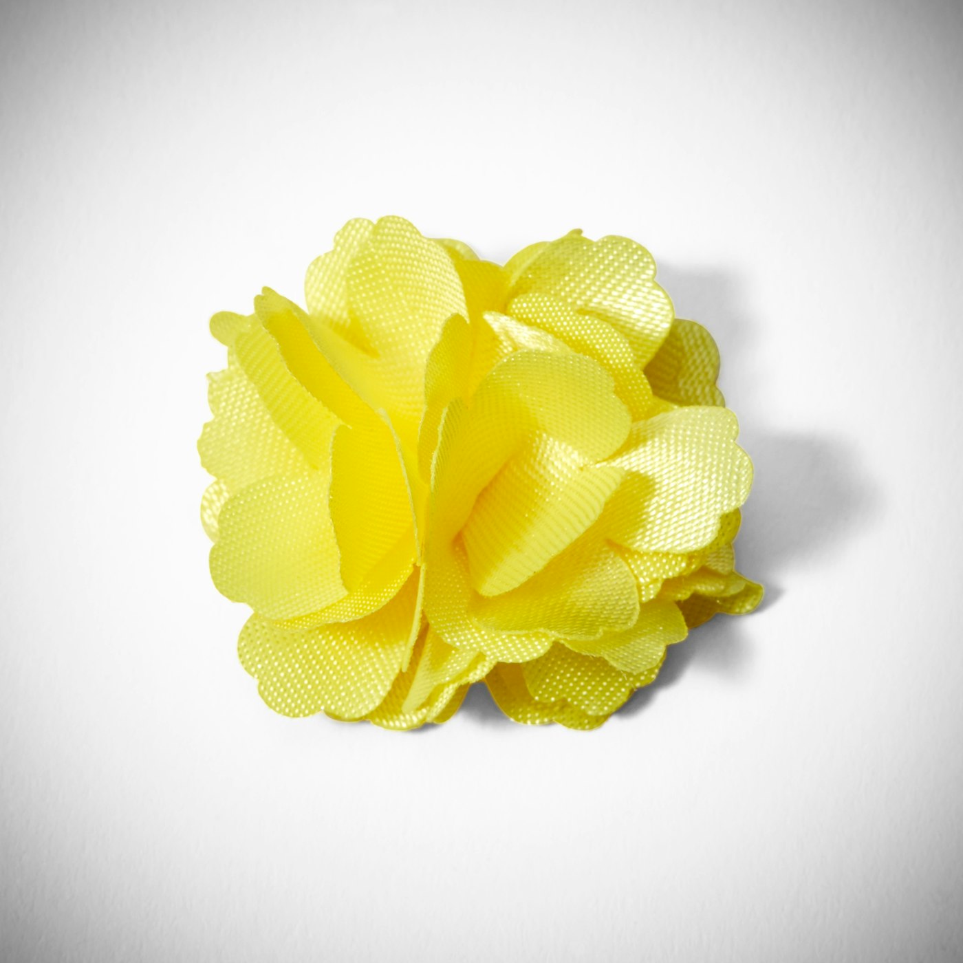 Canary Carnation Lapel Pin