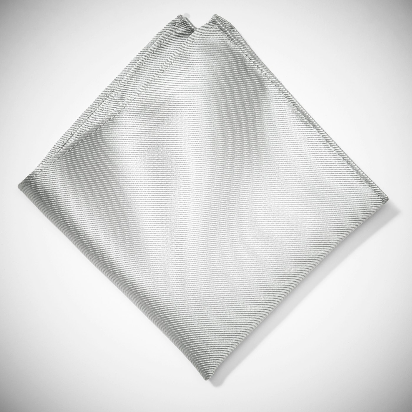 Platinum Pocket Square
