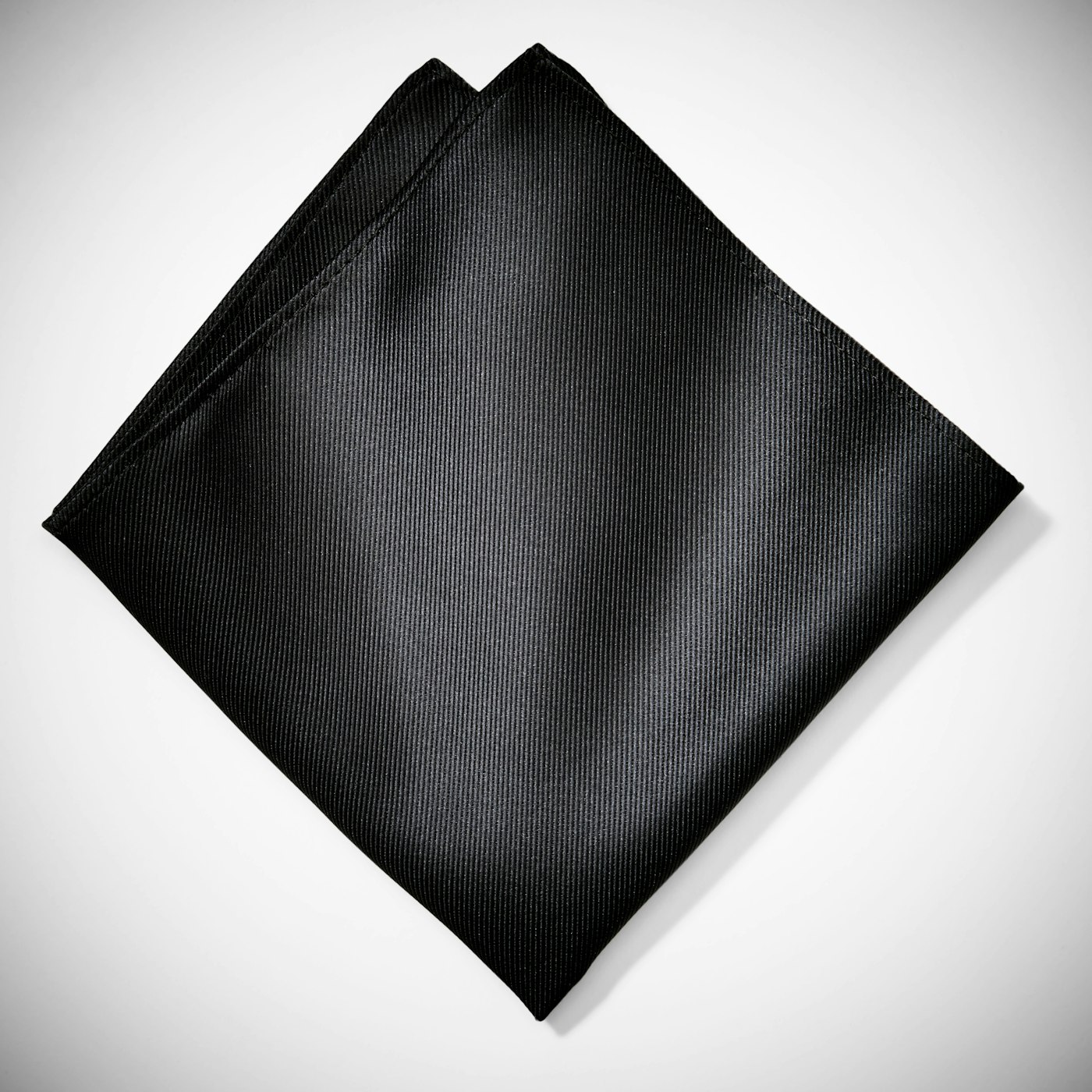 Black Pocket Square