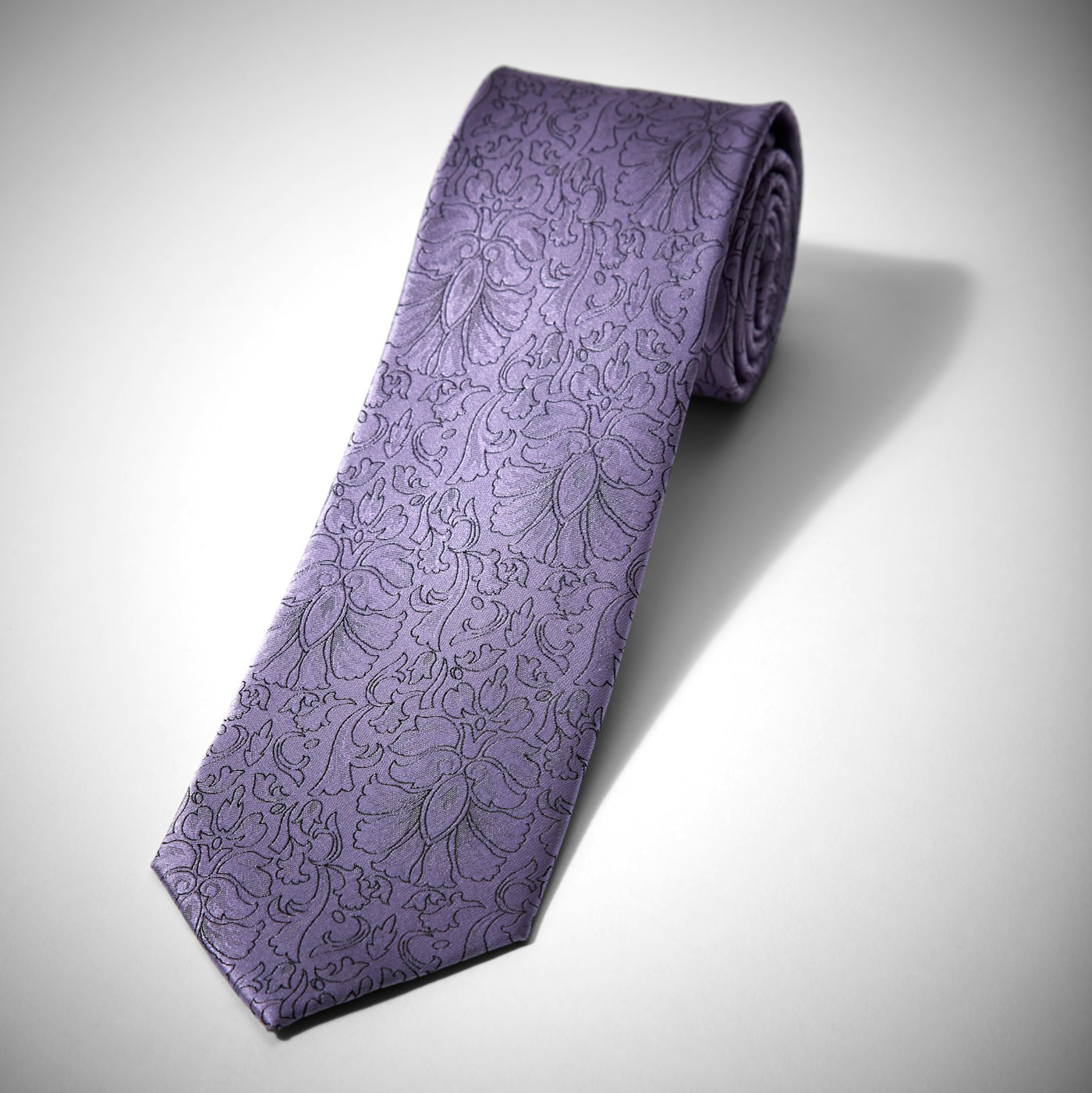 Lilac Floral Tie