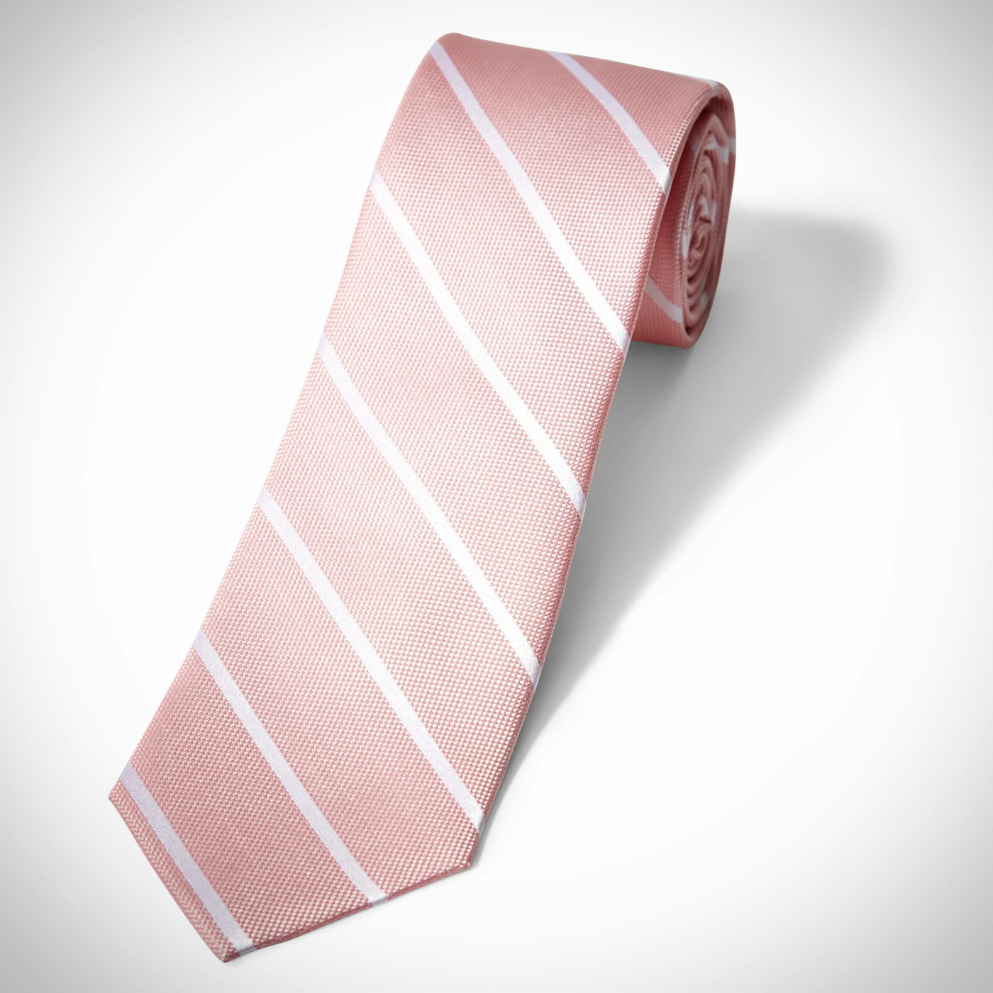 Pink Thin Stripe Tie