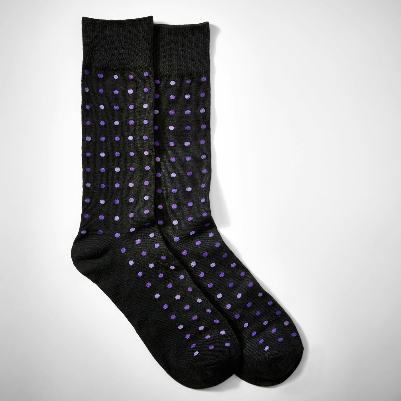 Purple Multi Shade Pin Dot Socks