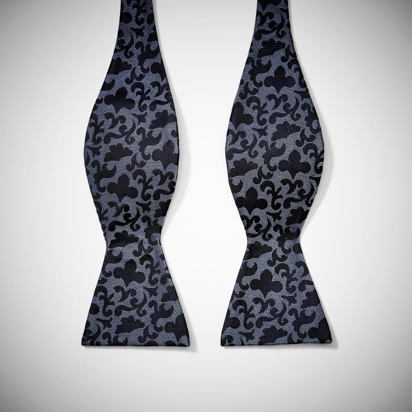 Purple Vintage Brocade Bow Tie