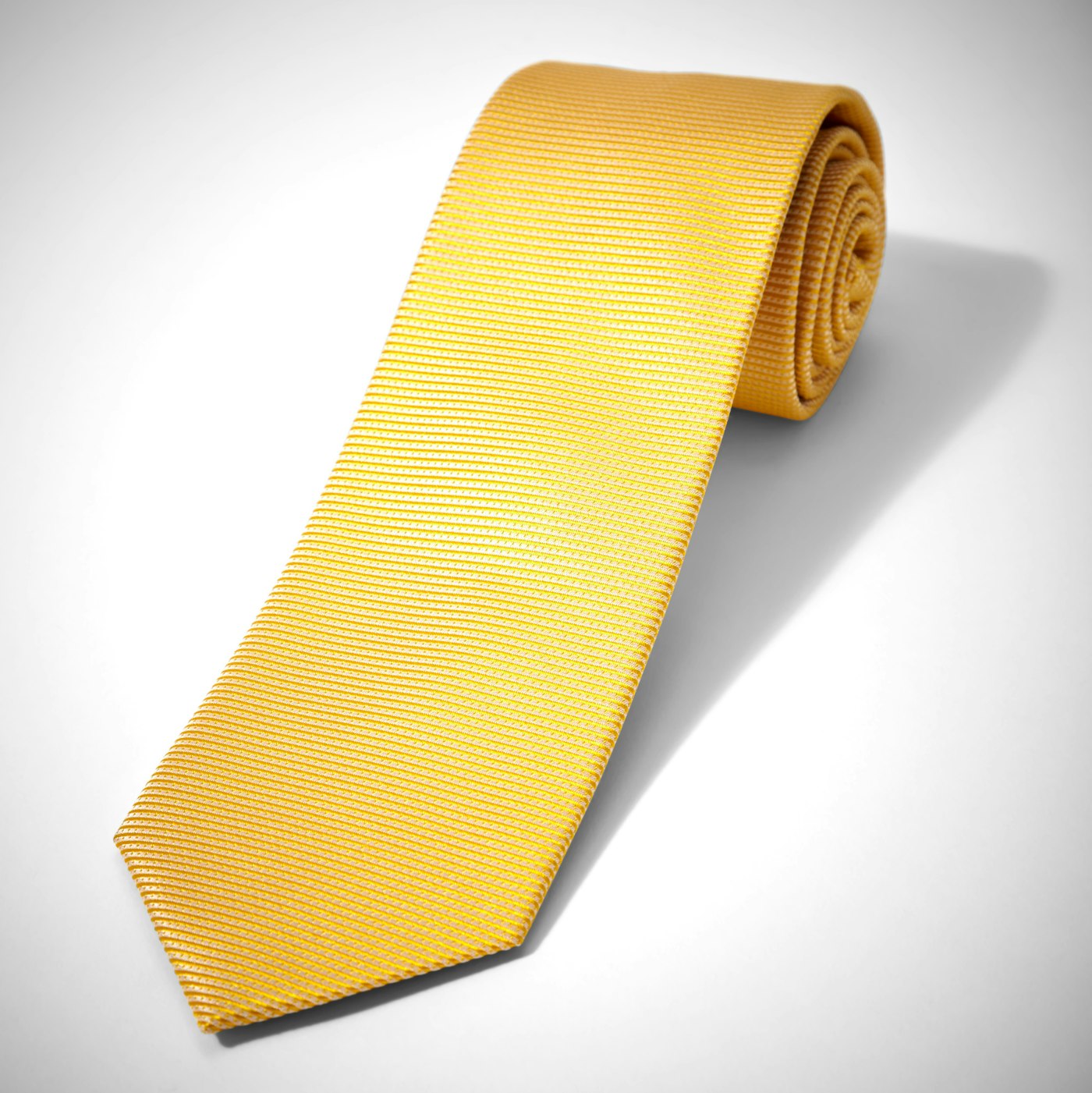 Iridescent Yellow Dobby Tie