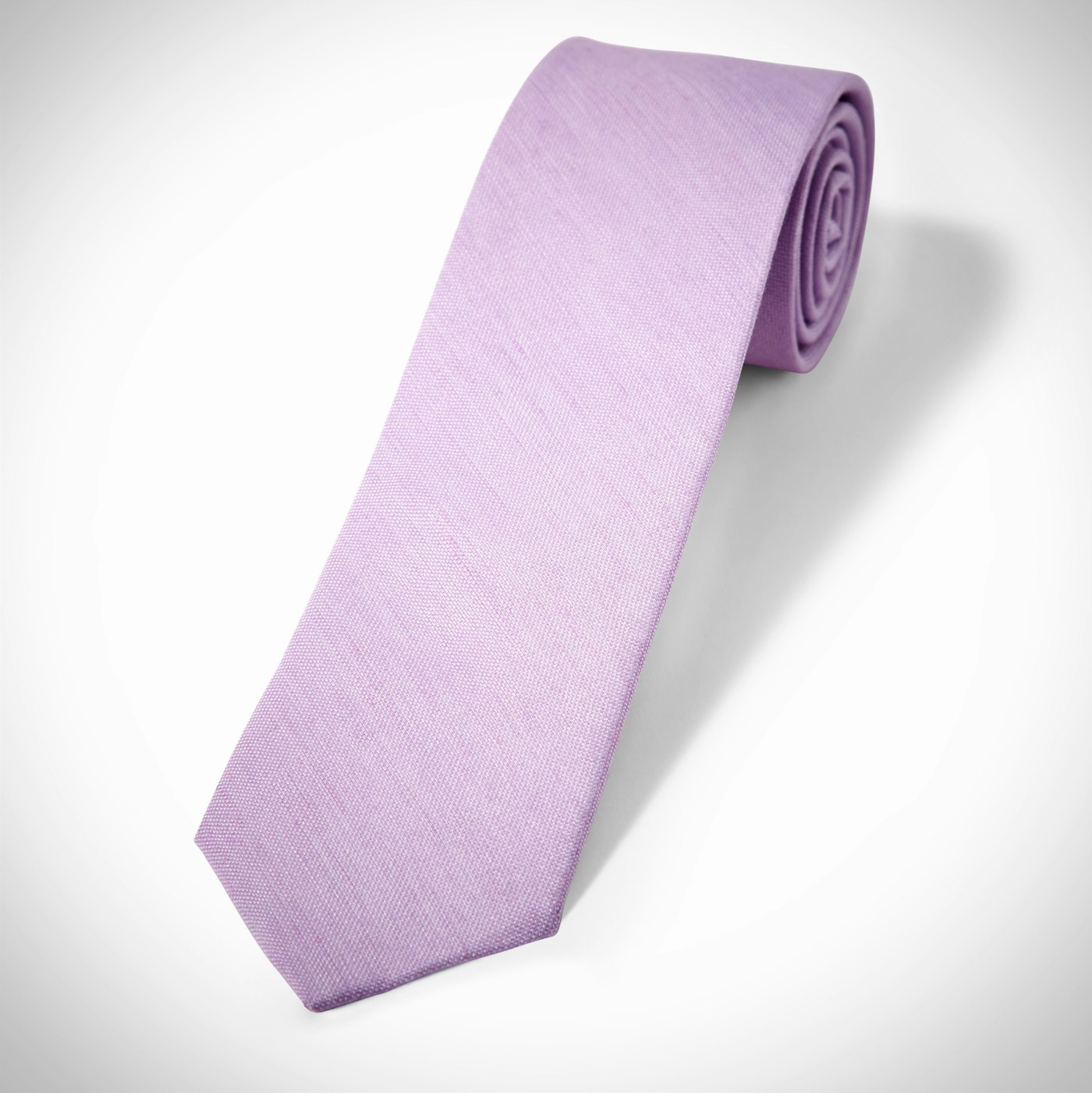 Lilac Linen Tie