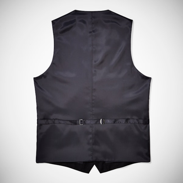 Charcoal Gray Tailored Suit Vest