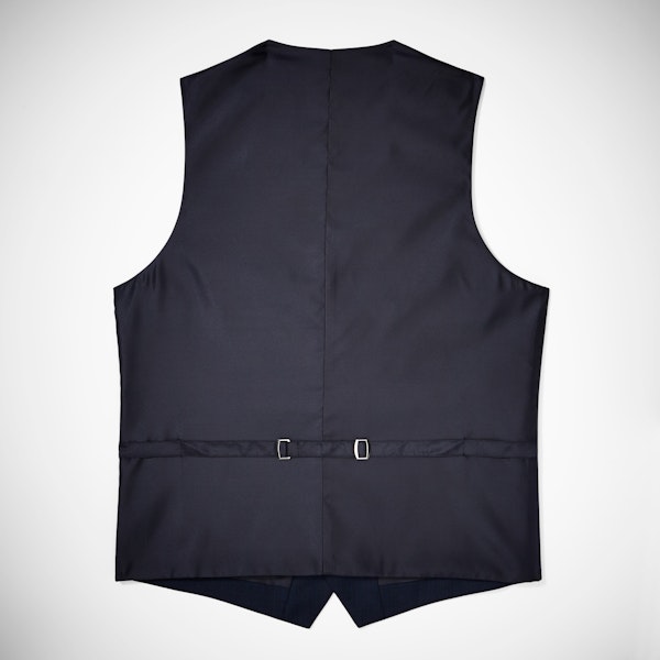 Navy Blue Tailored Suit Vest
