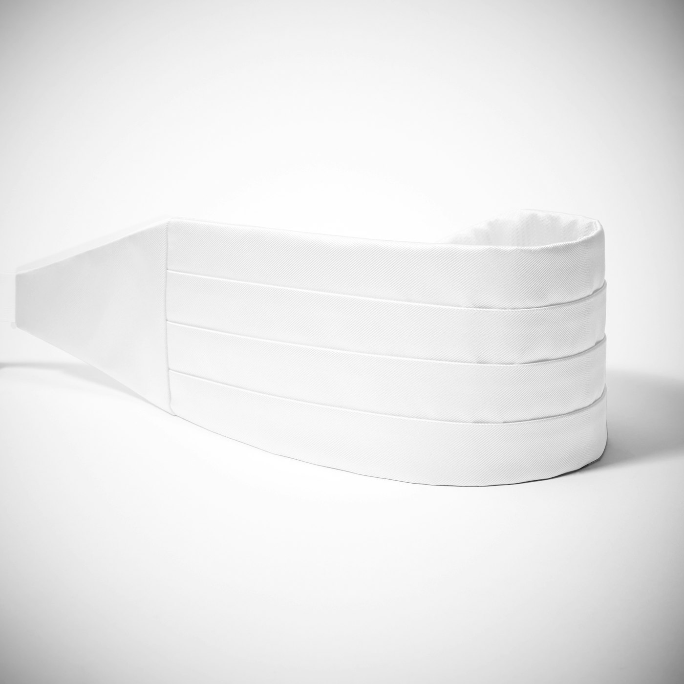 White Cummerbund