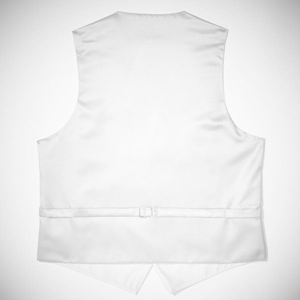White Paisley Vest