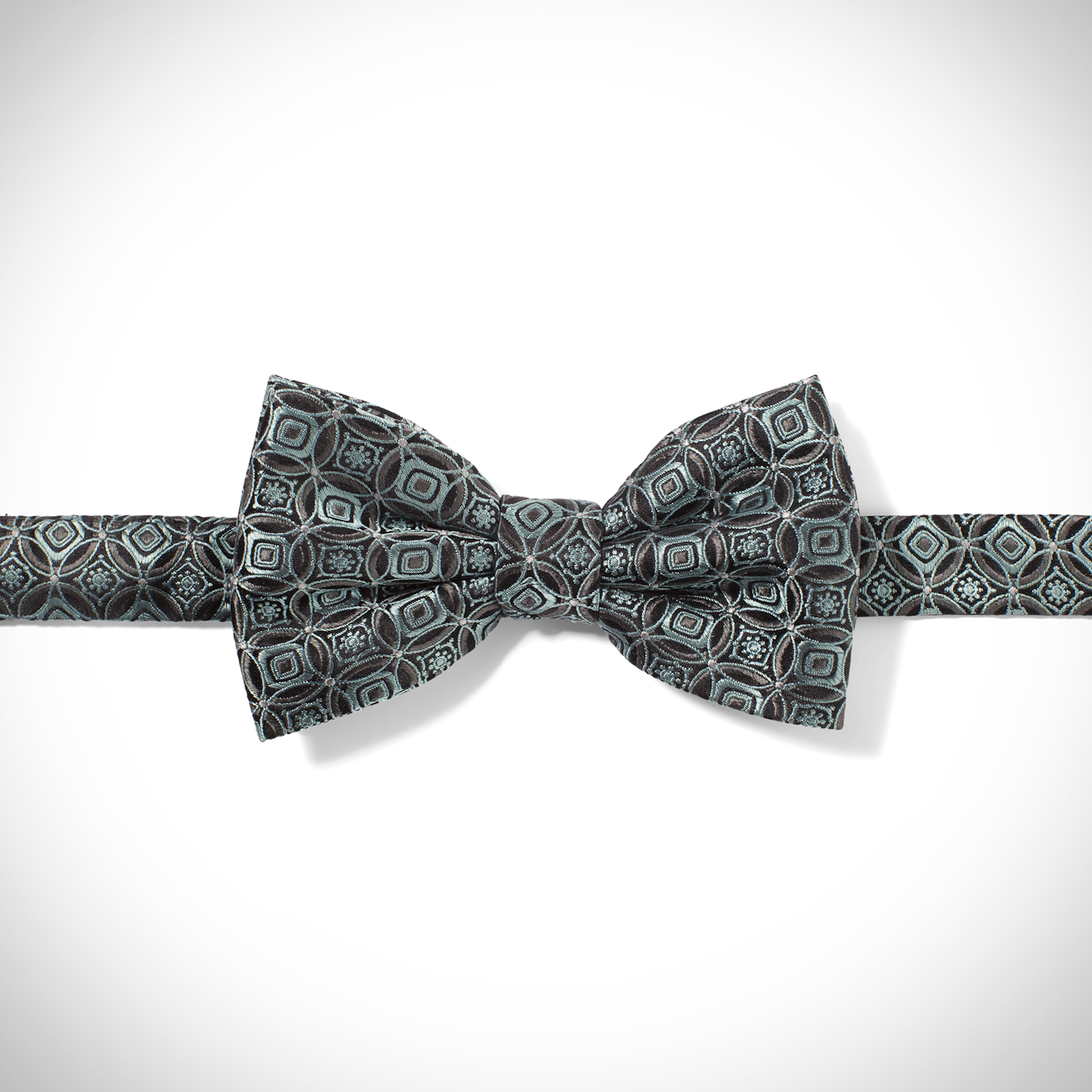 Mint Circle Pre-Tied Bow Tie