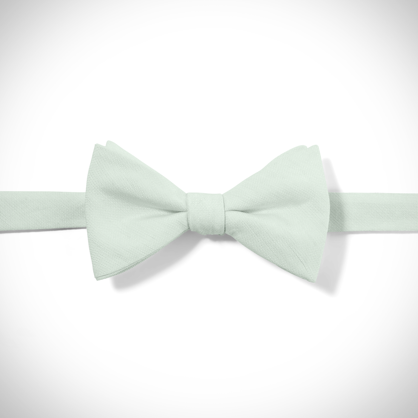 Mint Linen Pre-Tied Bow Tie