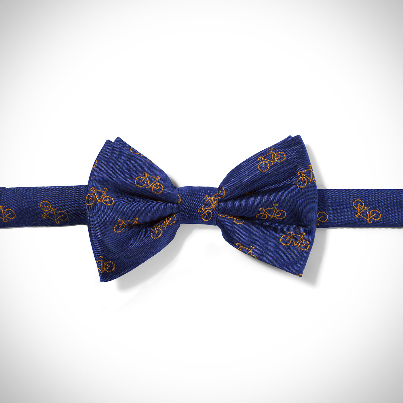 Blue Bicycle Pre-Tied Bow Tie