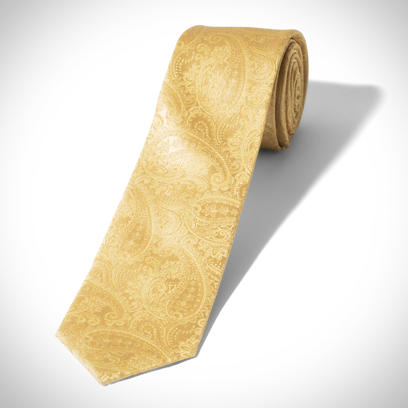 Yellow Paisley Tie