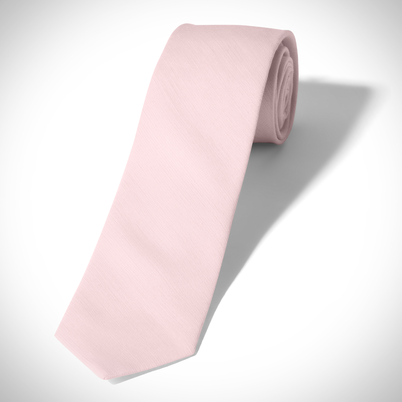 Pink Linen Tie