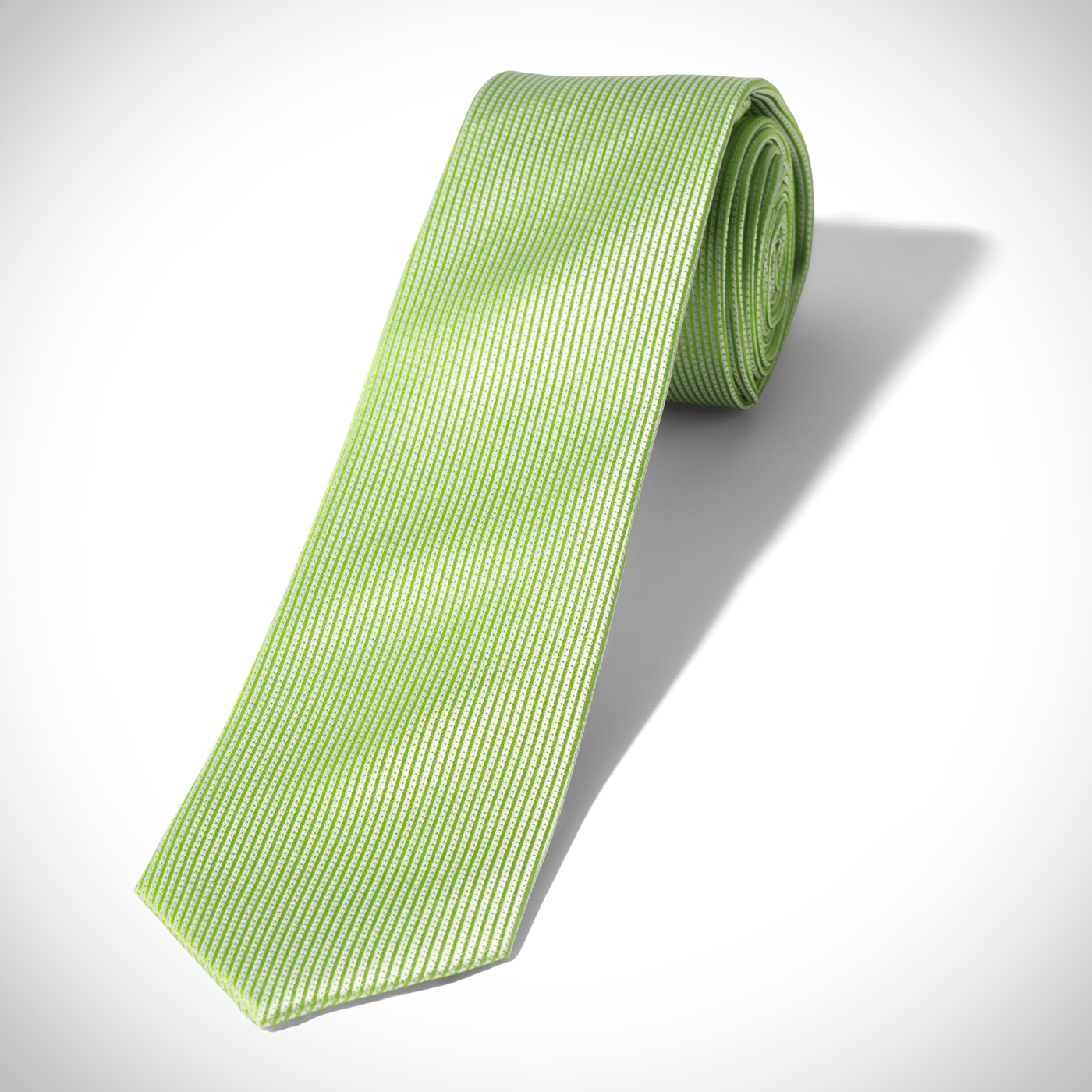 Bright Green Dobby Tie