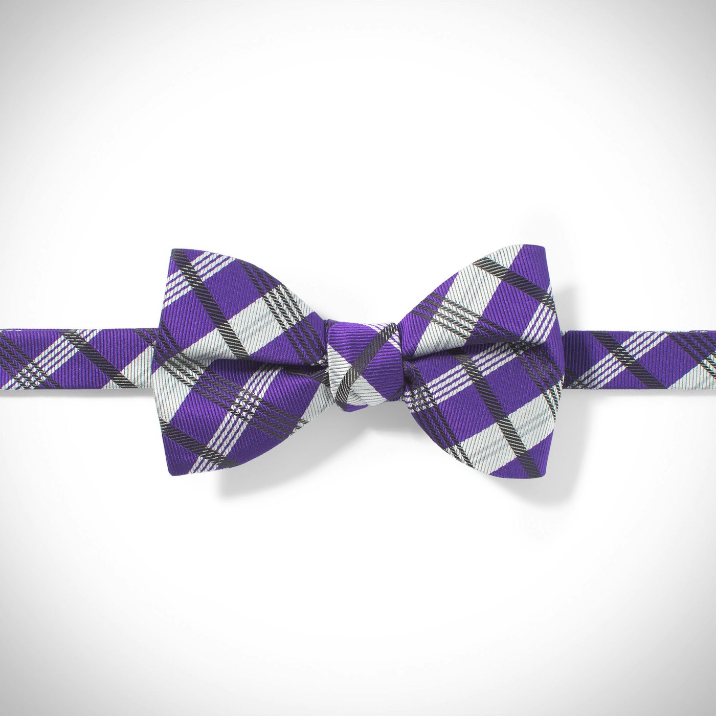 Viola Plaid Pre-Tied Bow Tie