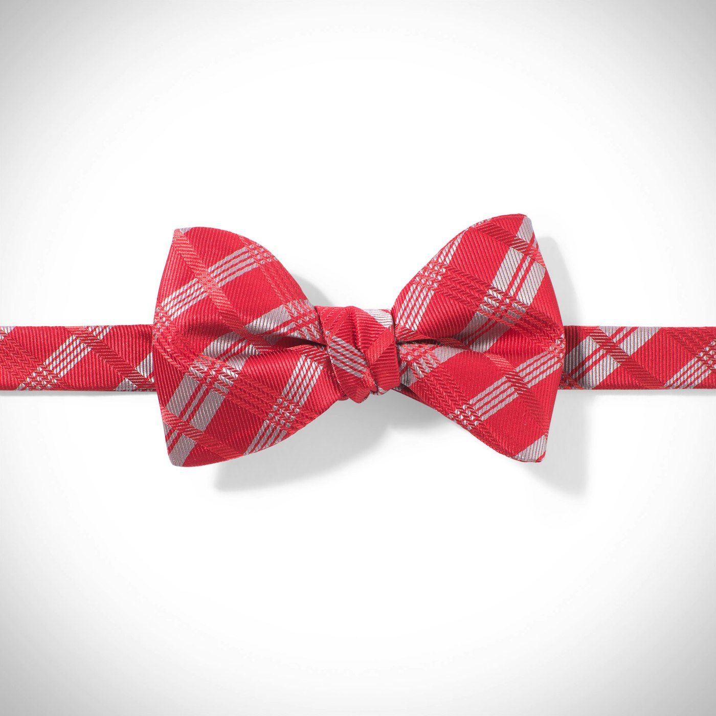 Ruby Valentina Plaid Pre-Tied Bow Tie