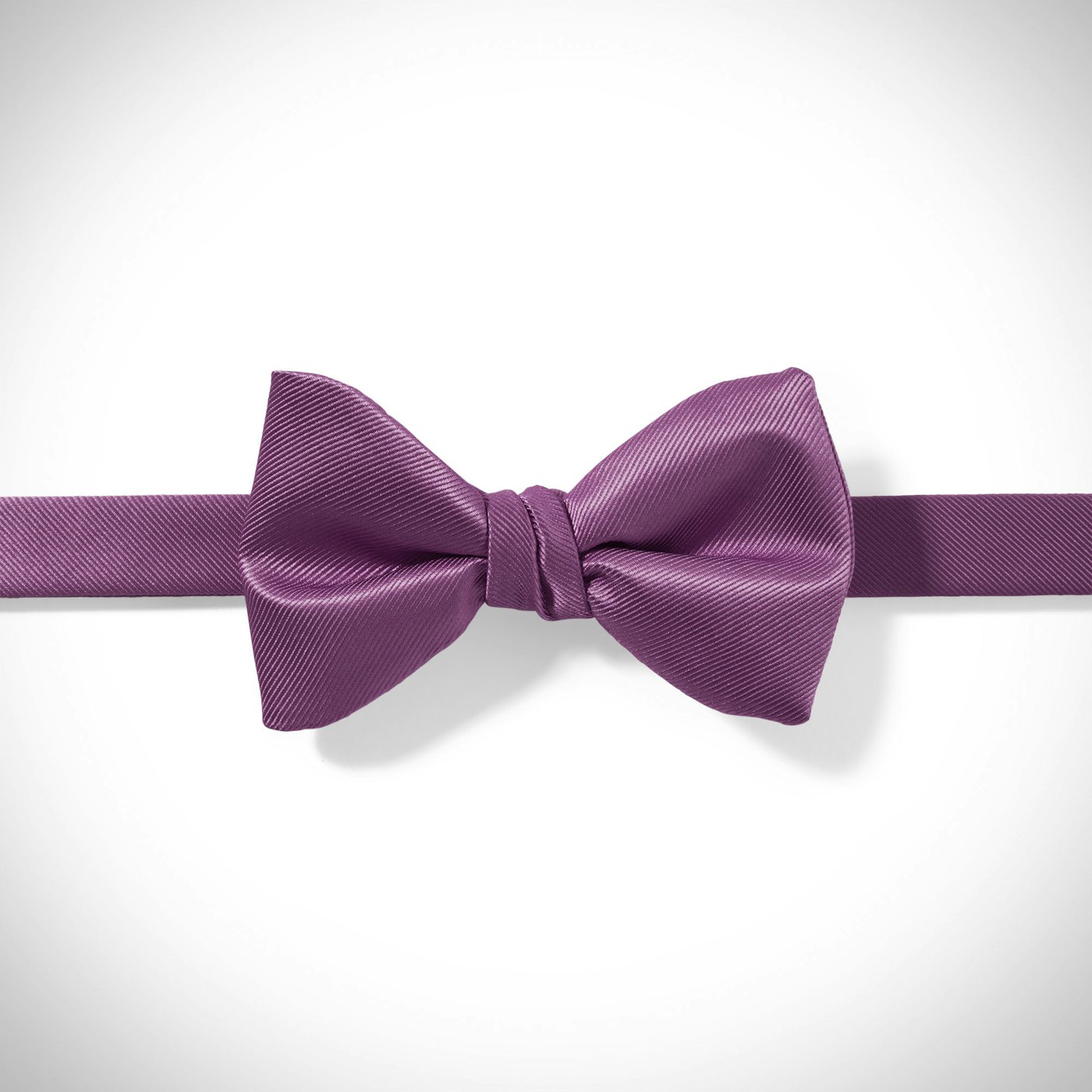 Plum Pre-Tied Bow Tie