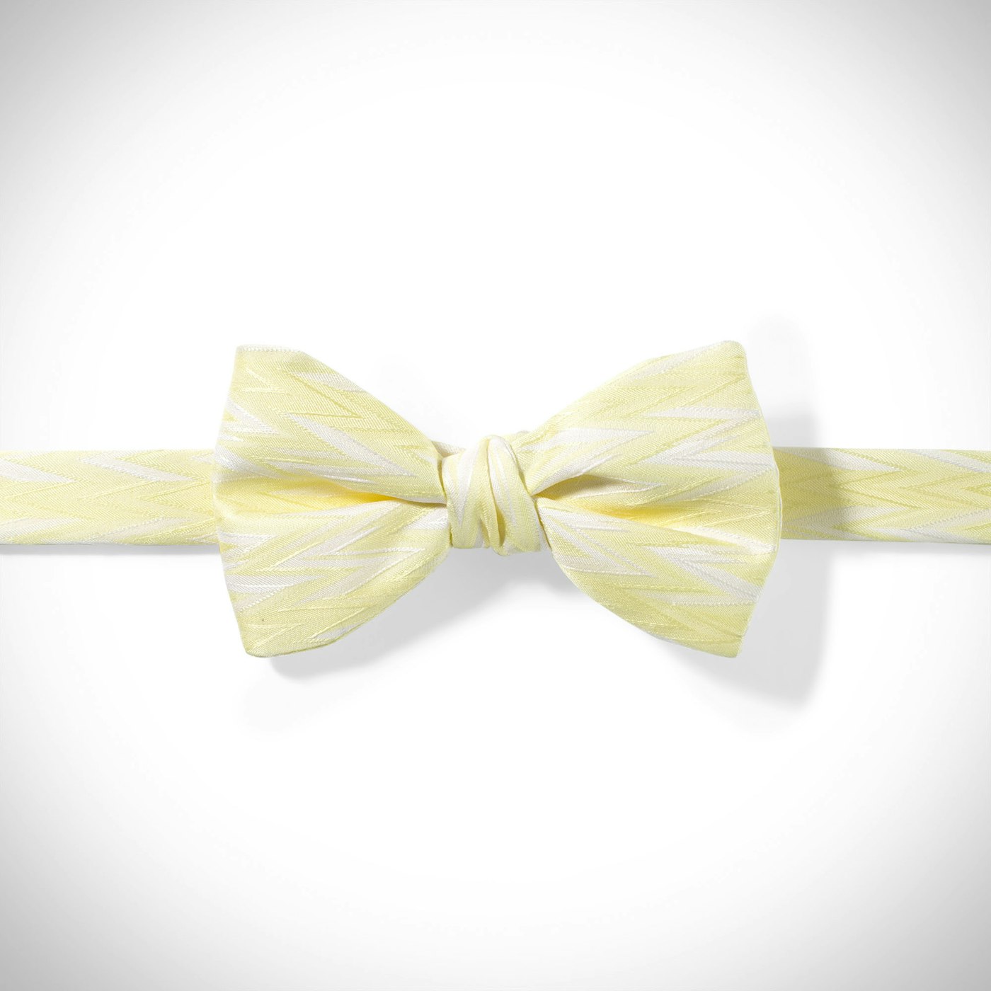 Canary Zig Zag Pre-Tied Bow Tie