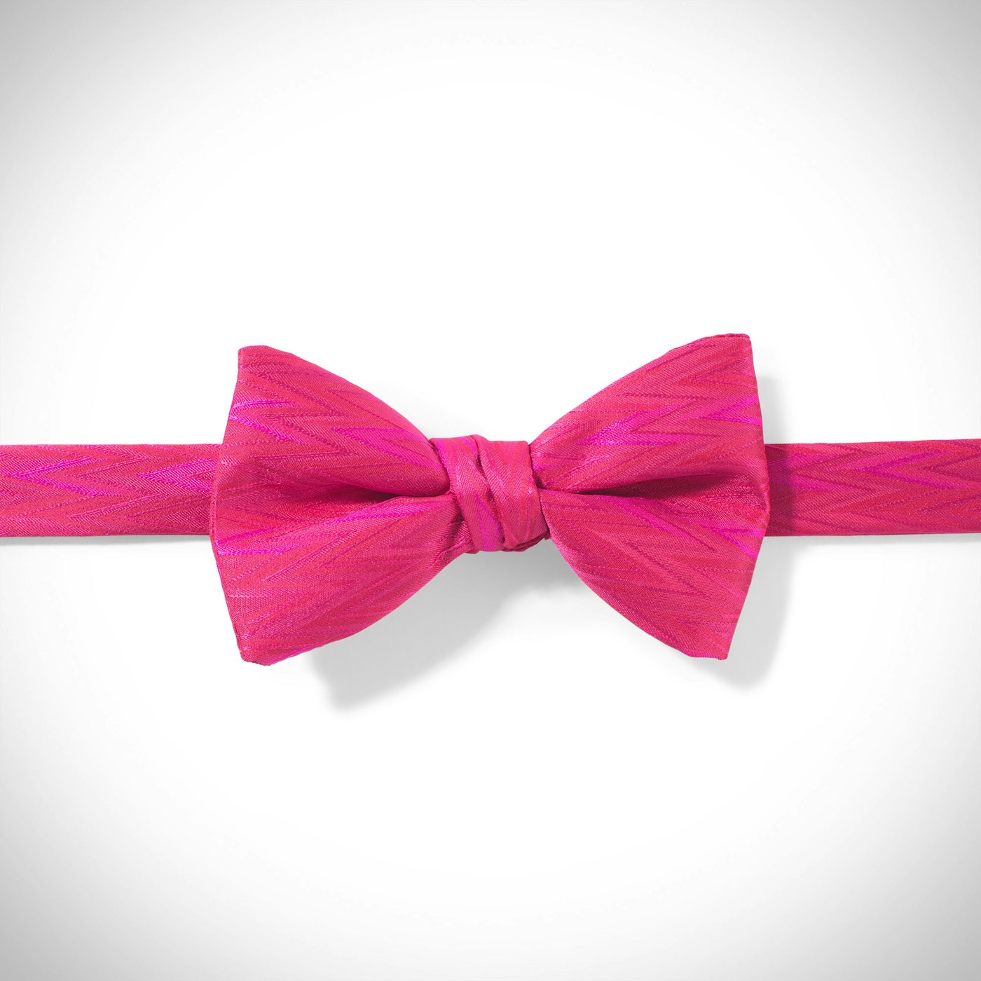 Deep Pink Zig Zag Pre-Tied Bow Tie