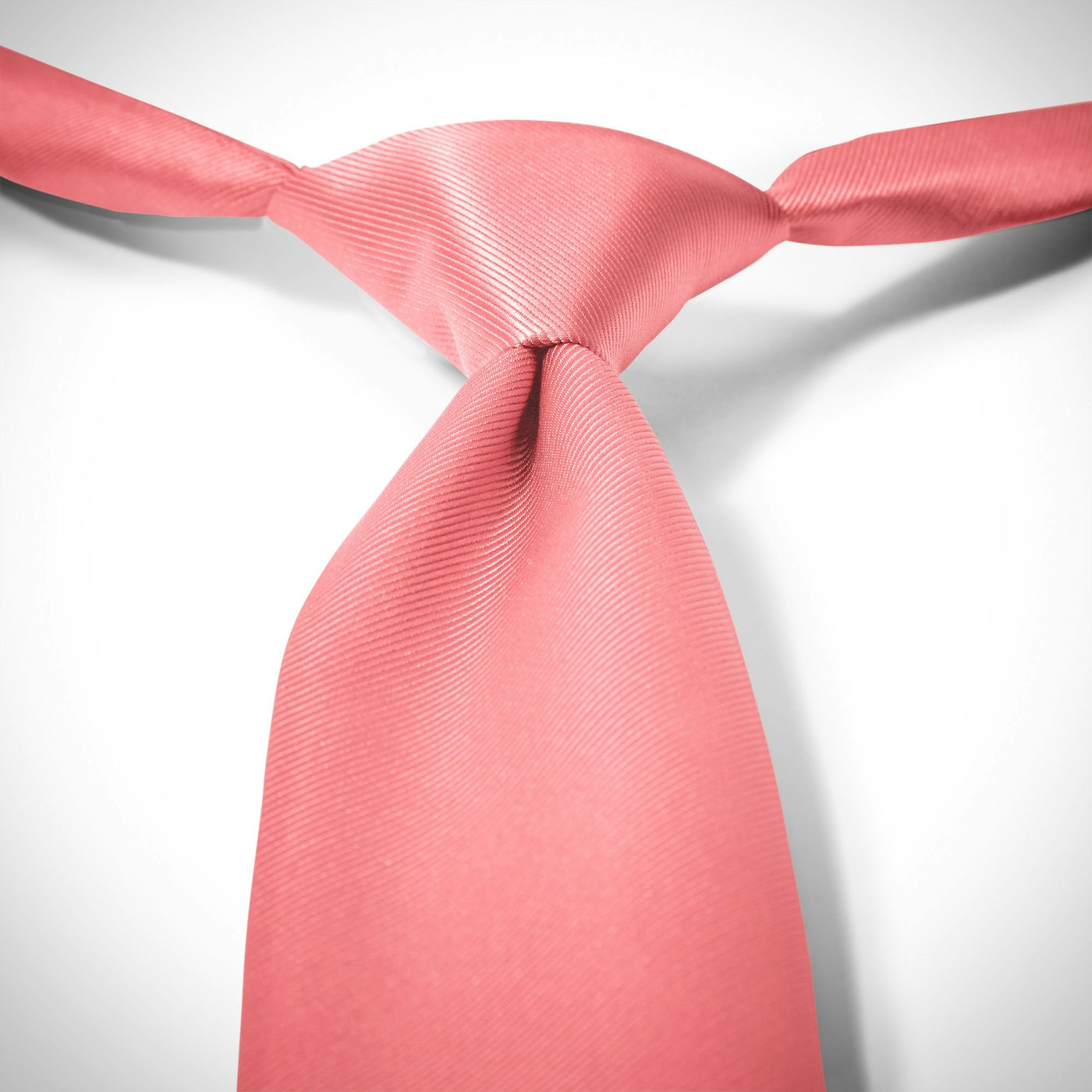 Coral Pre-Tied Tie
