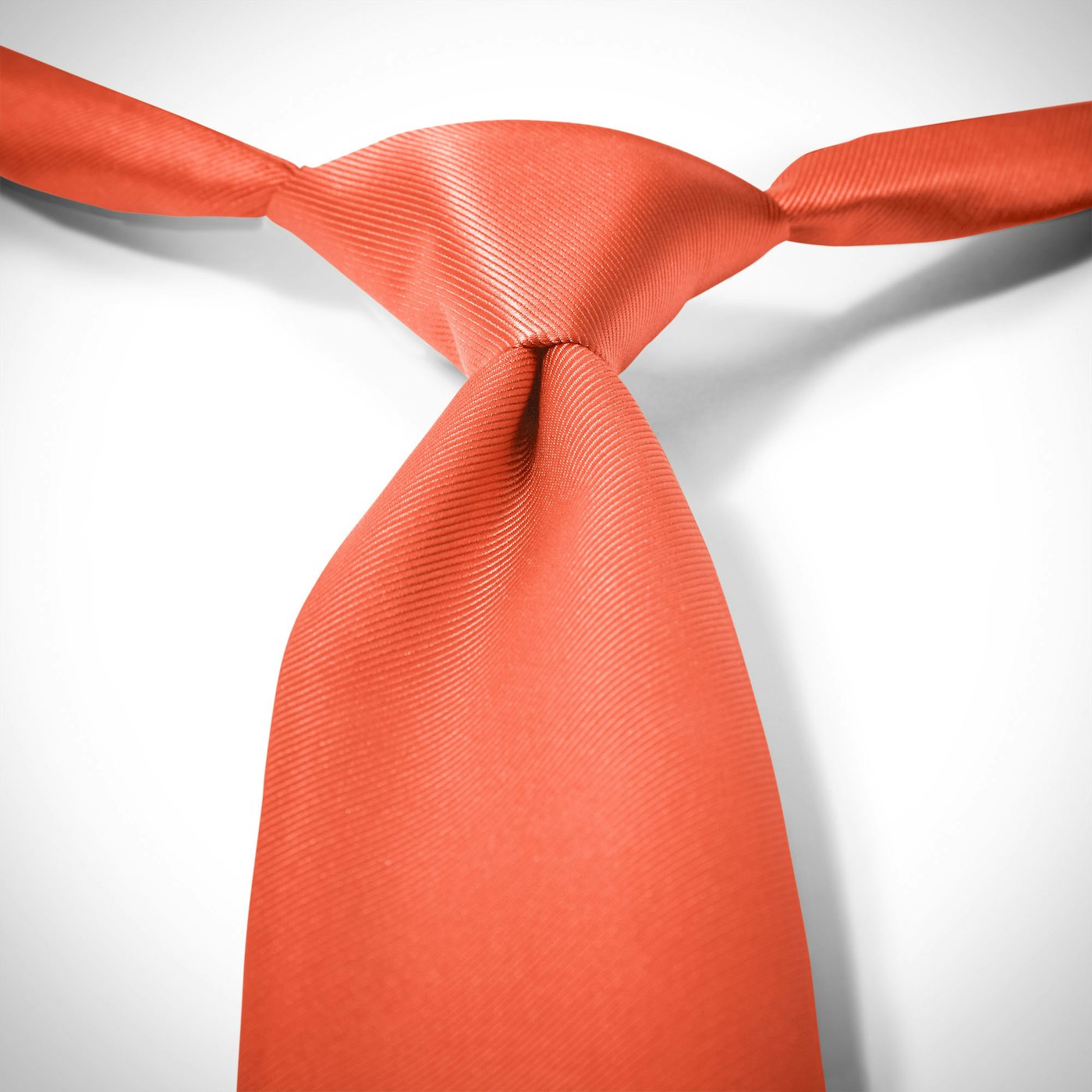 Dark Orange Pre-Tied Tie