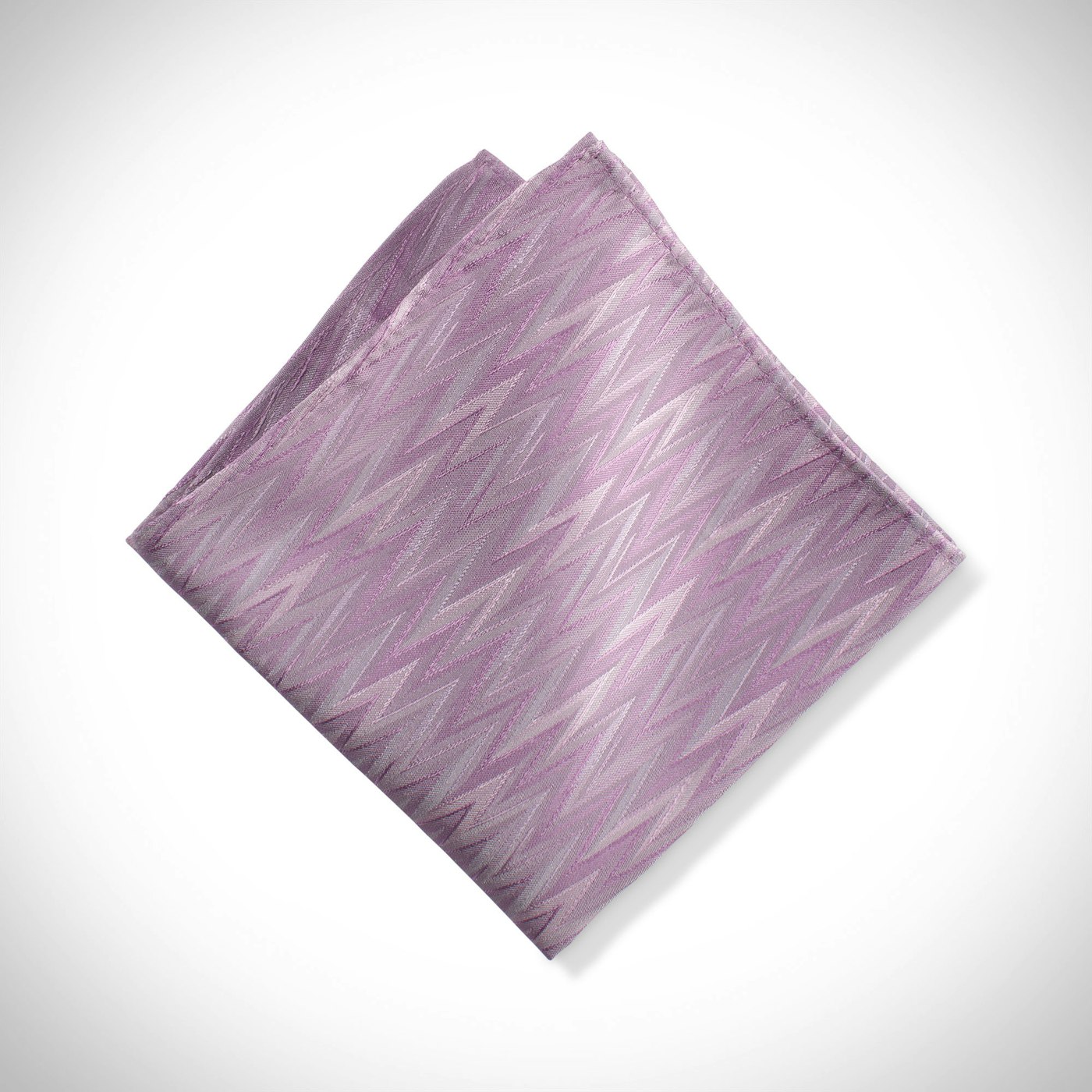 LavenderZig Zag Pocket Square