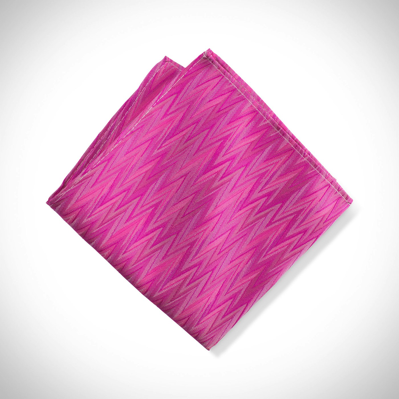 Begonia Zig Zag Pocket Square