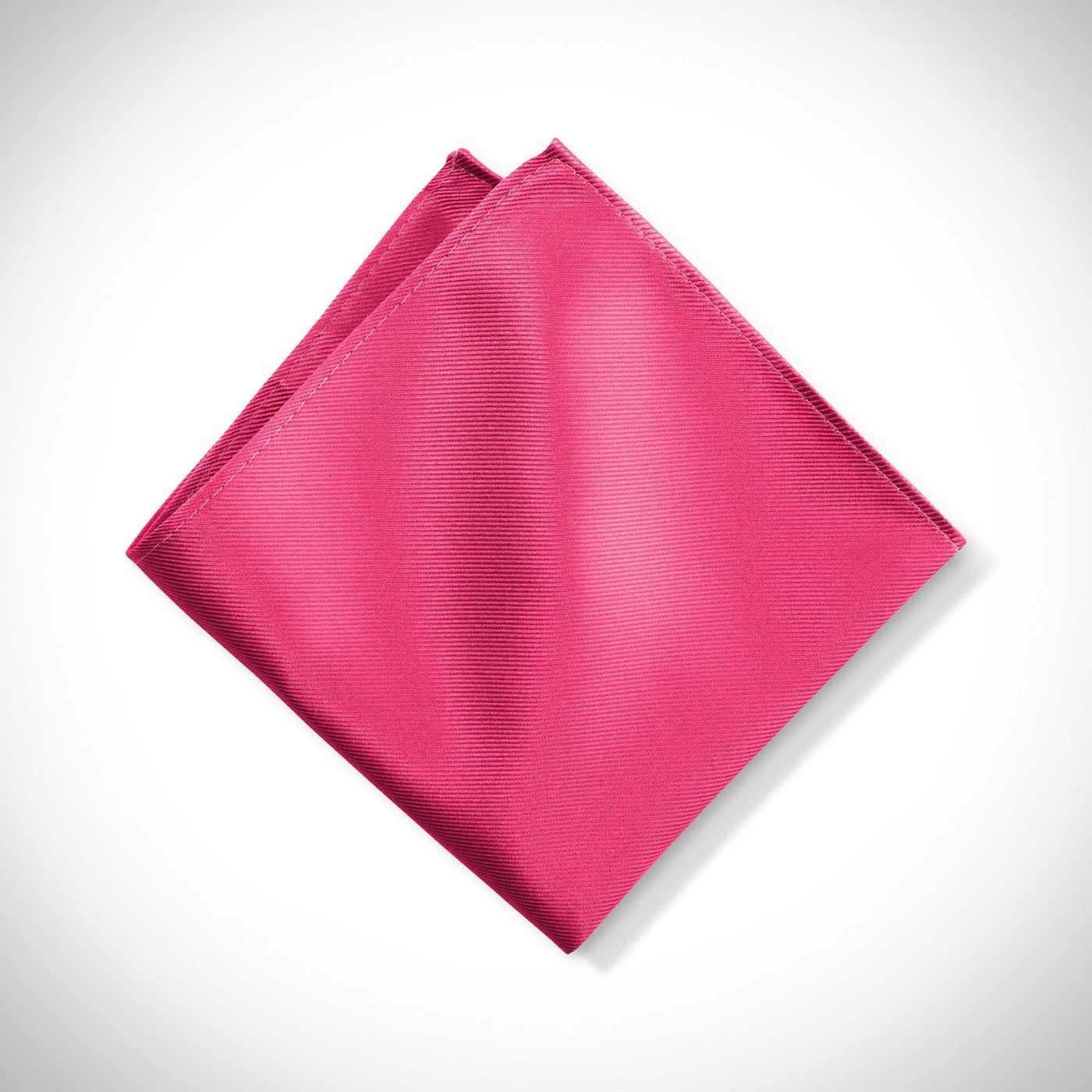 Men's Deep Pink Pocket Square