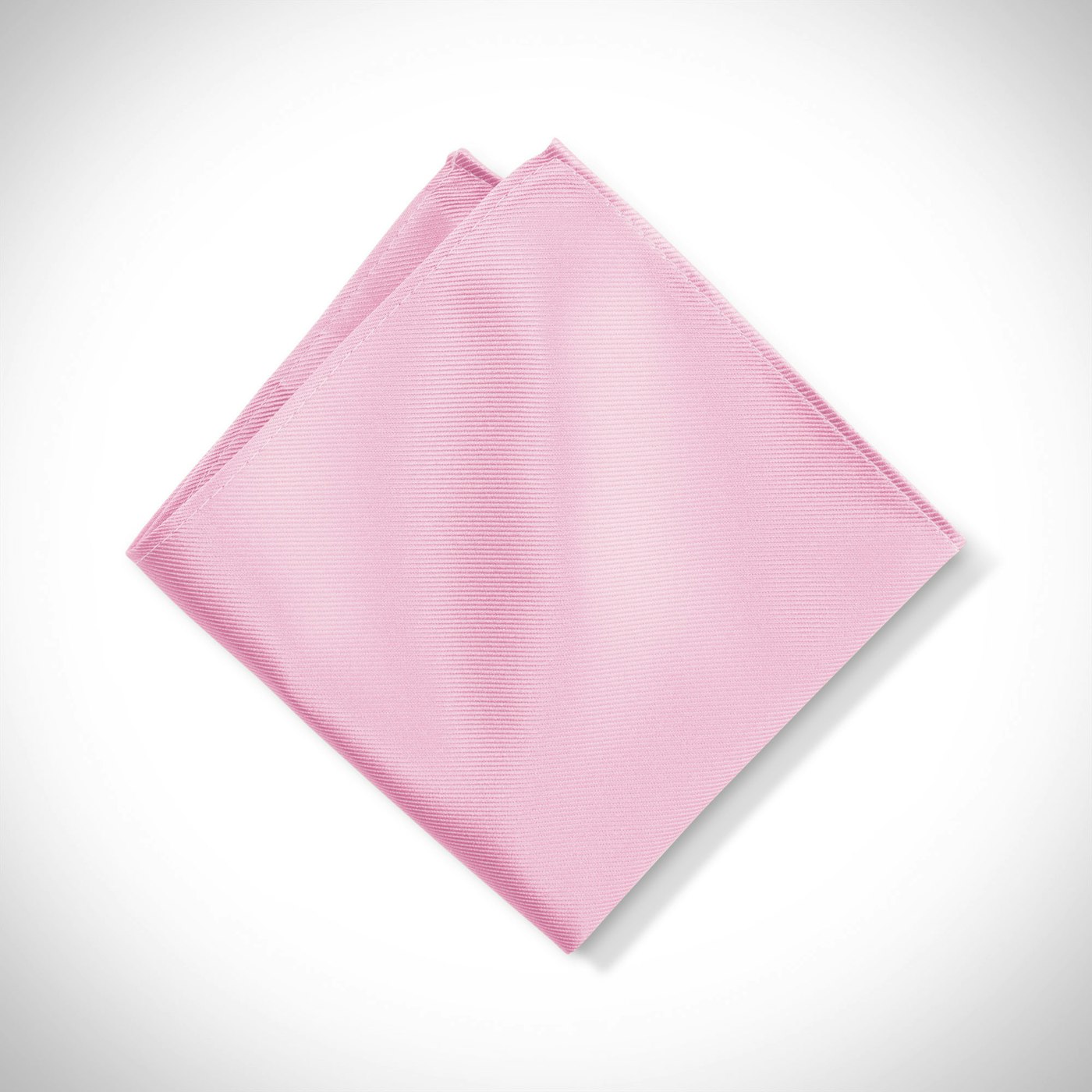 Solid Pink Pocket Square