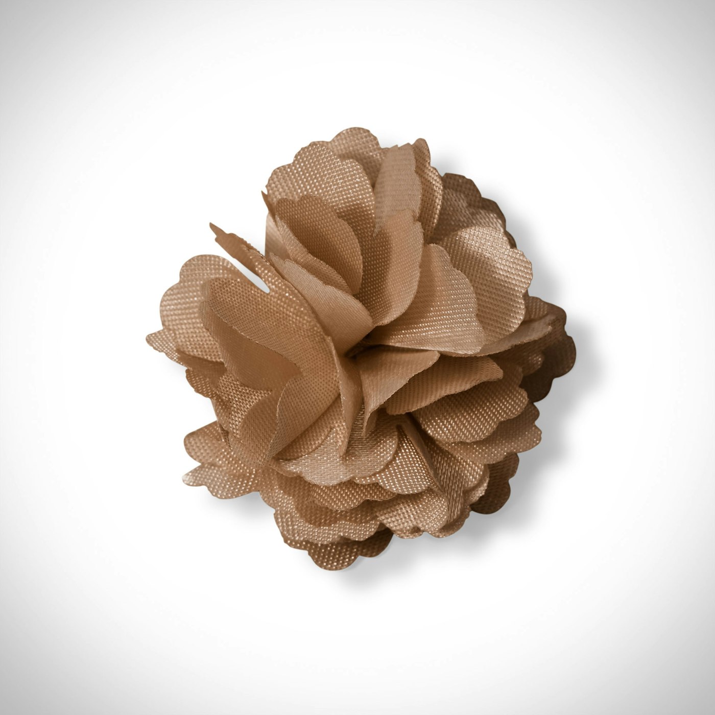 Toffee Carnation Lapel Pin