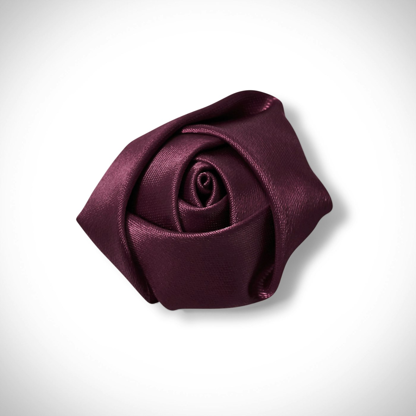 Wine Rose Lapel Pin