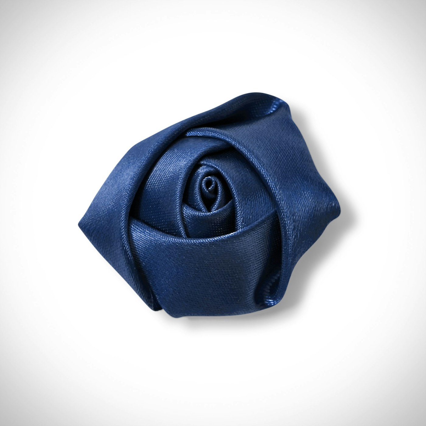 Dark Navy Rose Lapel Pin