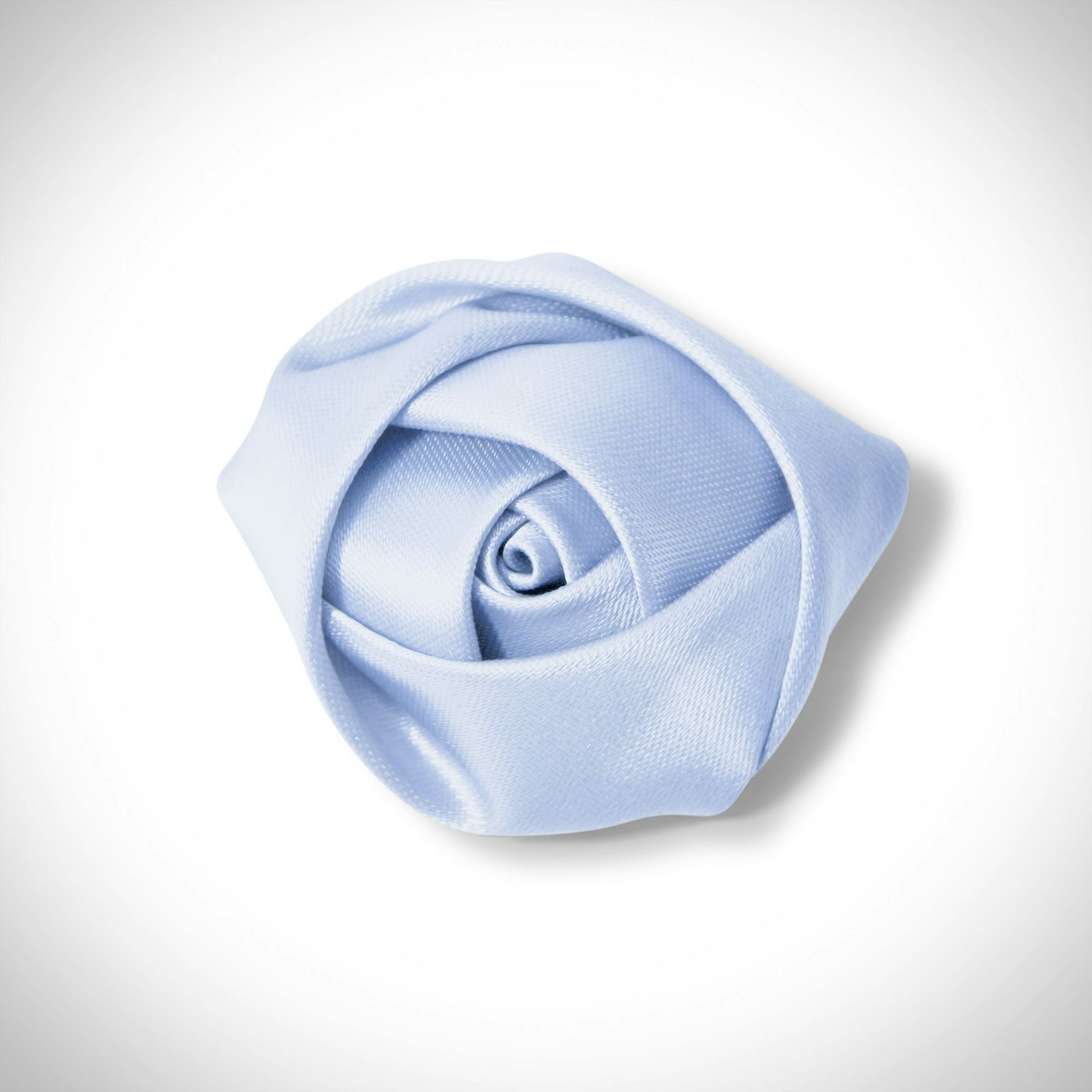 Ice Blue Rose Lapel Pin