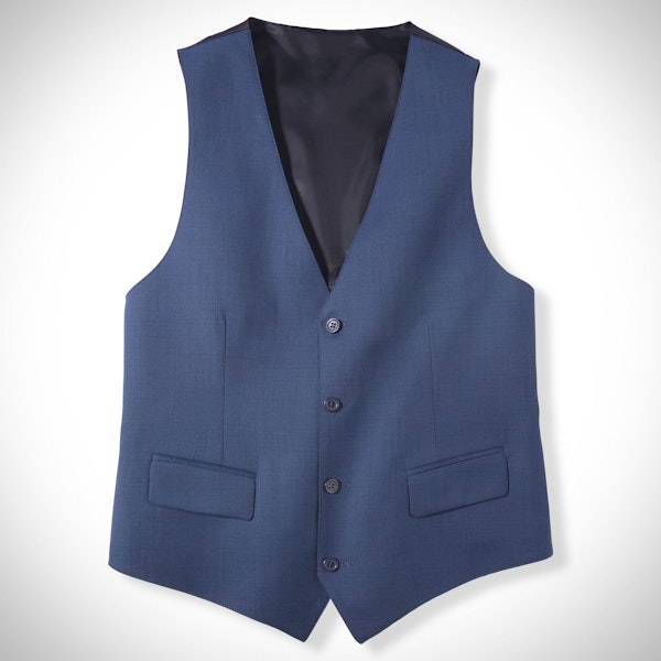 Tailored Mystic Blue Suit Vest