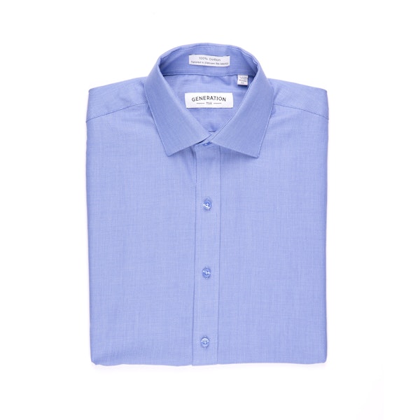 Blue Honeycomb Shirt