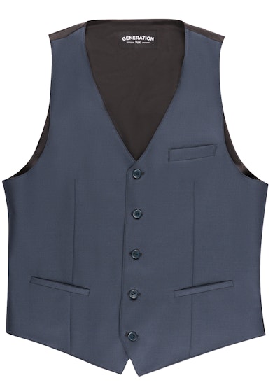 Slate Blue Suit Vest