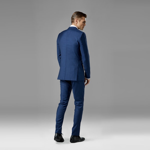 Mystic Blue Edge Lapel Tuxedo