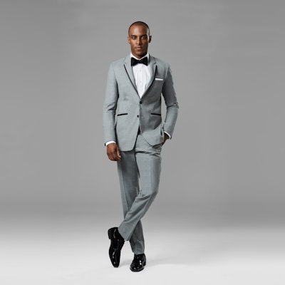 Light Gray Notch Lapel Tuxedo | Gray Suit Rentals | Generation Tux