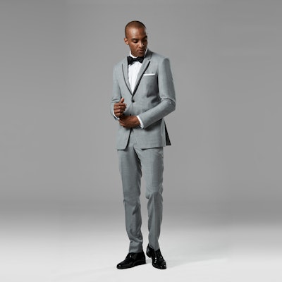 Light Gray Notch Lapel Tuxedo | Gray Suit Rentals | Generation Tux