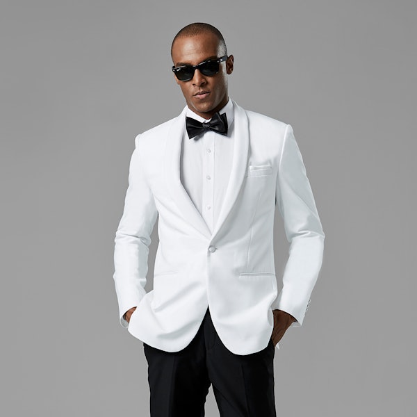 White Shawl Lapel Tuxedo