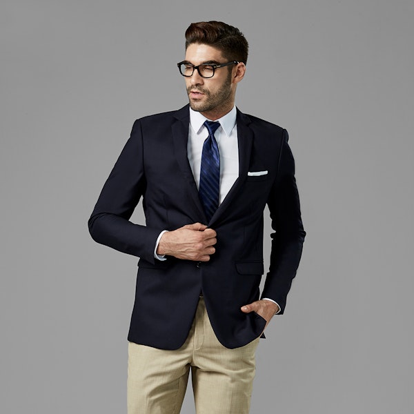 oxford blue blazer