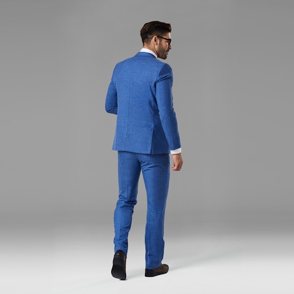 Indigo Blue Notch Lapel Suit